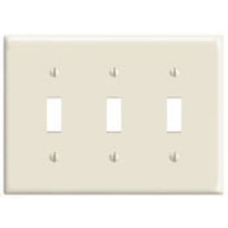 LEVITON Wallplates Mid Nyl 3G Tog-E PJ3-E